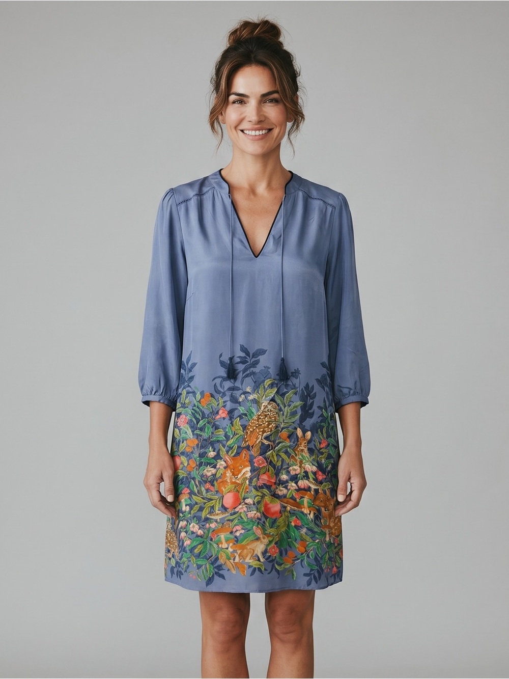 Moulinette Soeurs Silk Tunic Dress